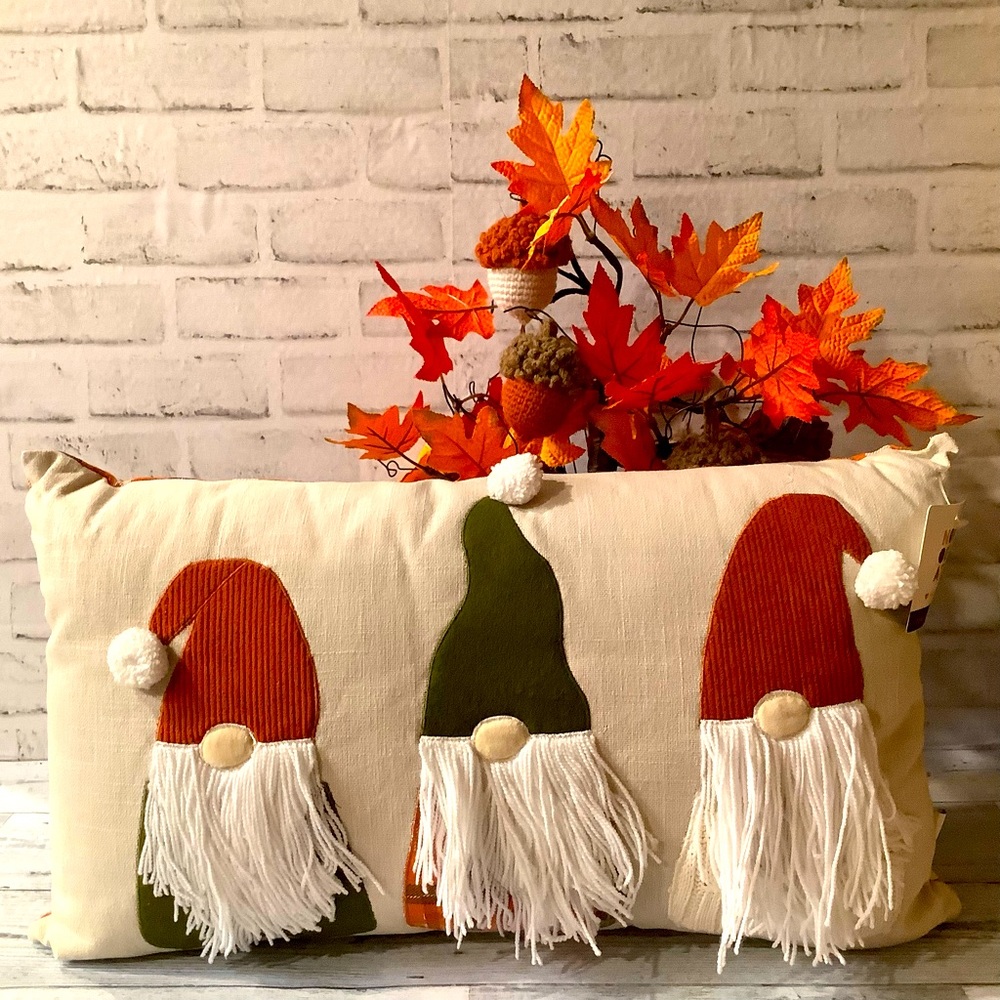Novogratz Harvest Gnome Pillow